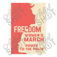 Womens March Freedom Power To The Poll Debie Paper Bag - 10 X 5 X 13 | Artistshot