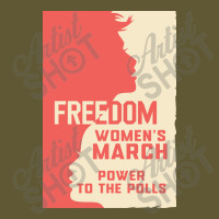 Womens March Freedom Power To The Poll Vintage Short | Artistshot