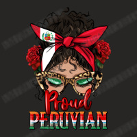 Proud Peruvian Latina Messy Bun Ladies Fitted T-shirt | Artistshot