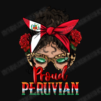 Proud Peruvian Latina Messy Bun Crop Top | Artistshot