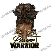 Prayer Warrior Afro Messy Bun Youth Hoodie | Artistshot