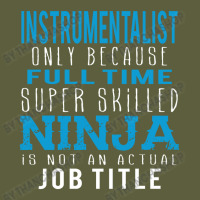 Instrumentalist Because Ninja Is Not A Job Title Camo Snapback | Artistshot