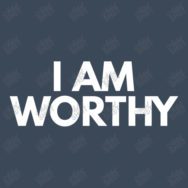 I Am Worthy Flat Bill Snapback Cap | Artistshot