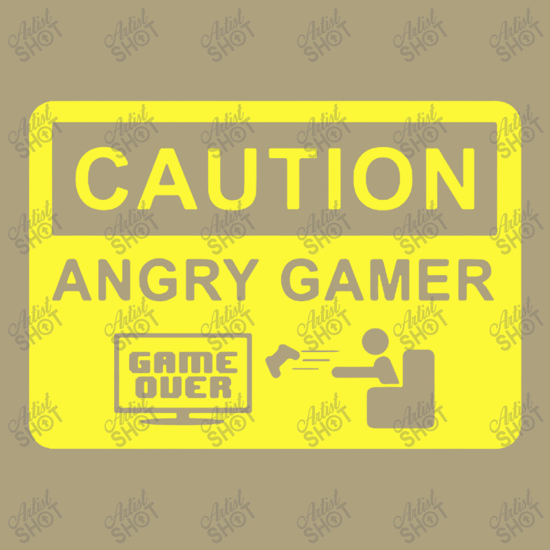 Angry Gamer Flat Bill Snapback Cap by Azura Store | Artistshot