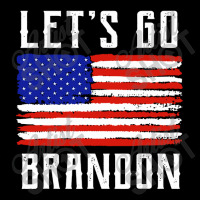 Let's Go Brandon Shirt Conservative American Flag Flat Bill Snapback Cap | Artistshot