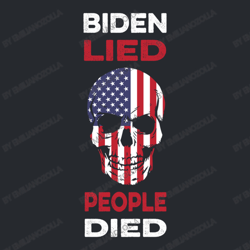 Biden Lied People Died Anti Biden Flat Bill Snapback Cap by emilianozolla | Artistshot