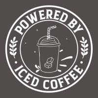 Powered By Iced Coffee Flat Bill Snapback Cap | Artistshot