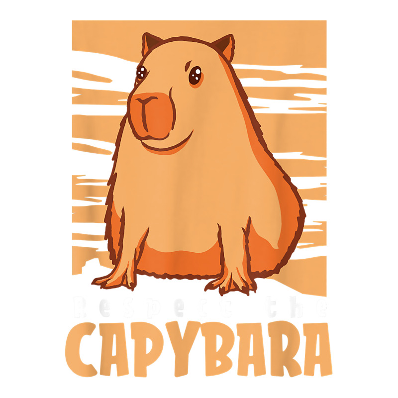 Capybara South American Rodent   Respect The Capybara T Shirt Debie Paper Bag - 10 x 5 x 13 by lelalucin | Artistshot