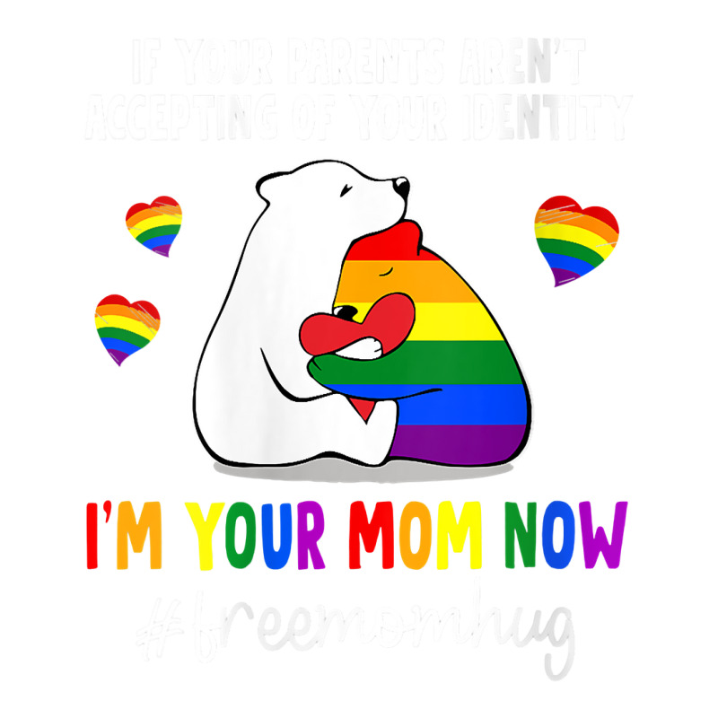 Womens Free Mom Hugs Proud Mama Bear Lgbt Gay Pride Lgbtq Parade V Nec