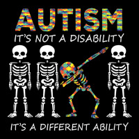 Autism Its A Different Ability Funny Dabbing Skeleton Premium Youth Sweatshirt | Artistshot