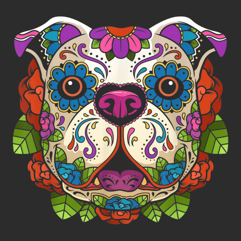 English Bulldog Sugar Skull Dog Calavera Dia De Los Muertos T Shirt Exclusive T-shirt by Vivu991 | Artistshot