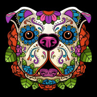 English Bulldog Sugar Skull Dog Calavera Dia De Los Muertos T Shirt Lightweight Hoodie | Artistshot