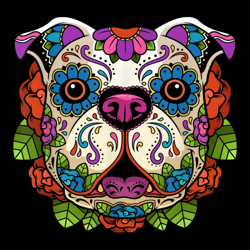 English Bulldog Sugar Skull Dog Calavera Dia De Los Muertos T Shirt Lightweight Hoodie by Vivu991 | Artistshot