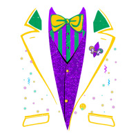 Mardi Gras Tuxedo Costume  Carnival Parade Design Take Out Paper Bag - 14 X 10 X 15 1/2 | Artistshot