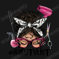 Latino Messy Bun Hairstylist Flannel Shirt | Artistshot