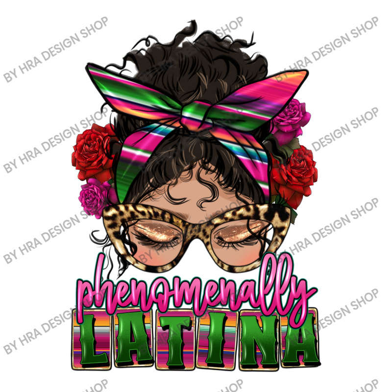 Latina Messy Bun Phenomenally Latina Raglan Crop Top by HRA Design Shop | Artistshot