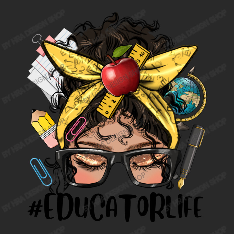 Latina Messy Bun Educator Life Printed hat by HRA Design Shop | Artistshot