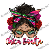 Latina Messy Bun Chica Bonita Crewneck Sweatshirt | Artistshot