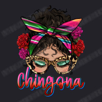 Latina Messy Bun Chingona Unisex Sherpa-lined Denim Jacket | Artistshot