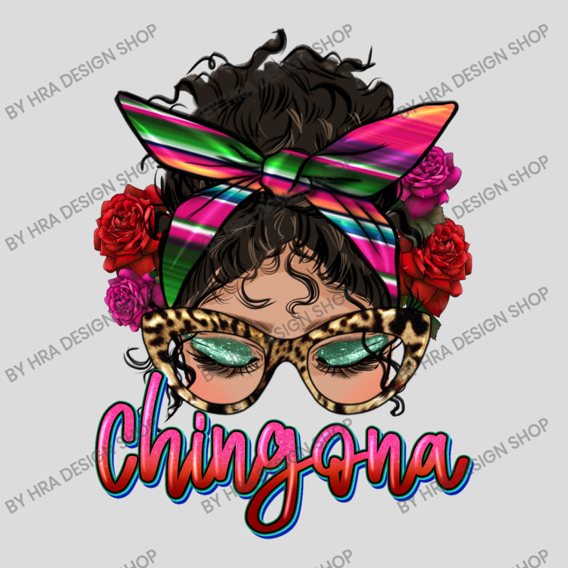 Latina Messy Bun Chingona Men's Polo Shirt by HRA Design Shop | Artistshot