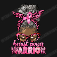 Breast Cancer Warrior Afro Messy Bun Gray Hair Active Duffel | Artistshot