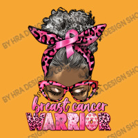 Breast Cancer Warrior Afro Messy Bun Gray Hair Basic T-shirt | Artistshot