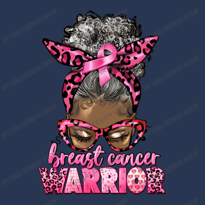 Breast Cancer Warrior Afro Messy Bun Gray Hair Men Denim Jacket | Artistshot