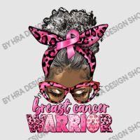 Breast Cancer Warrior Afro Messy Bun Gray Hair Medium-length Apron | Artistshot