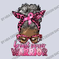 Breast Cancer Warrior Afro Messy Bun Gray Hair Fleece Short | Artistshot