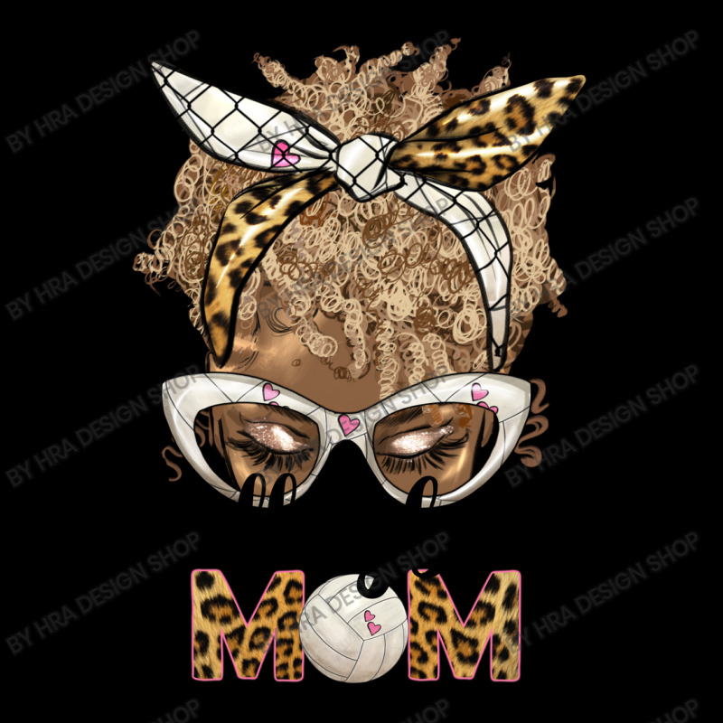 Blonde Afro Messy Bun  Hair Volleyball Mom Fleece Short | Artistshot