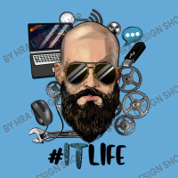 Bald Bearded Man Information Technology Life Basic Youth T-shirt | Artistshot