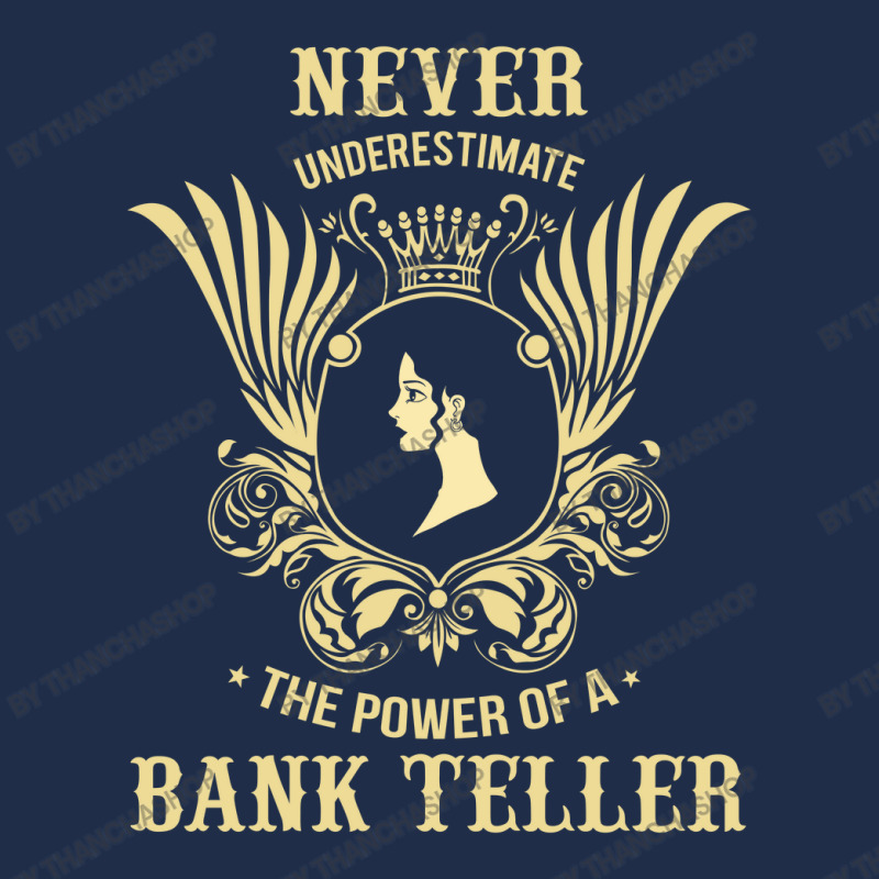 Never Underestimate The Power Of A Bank Teller Baseball Cap by thanchashop | Artistshot