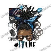 Afro Messy Loc Bun Information Technology Life Raglan Crop Top | Artistshot