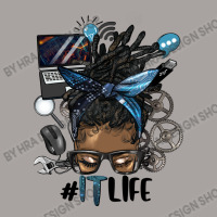 Afro Messy Loc Bun Information Technology Life Racerback Tank | Artistshot