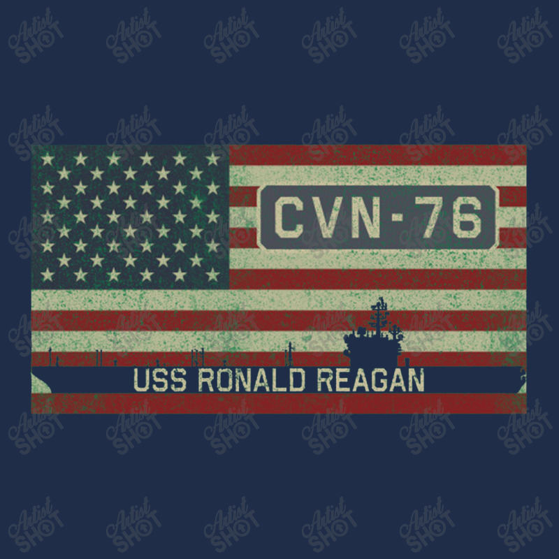 Uss Ronald Reagan Cvn 76 Vintage American Flag Gift Baseball Cap by naeshastores | Artistshot