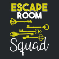 Escape Room Squad Geek Vintage Key Design Lock Team Crew Crewneck Sweatshirt | Artistshot