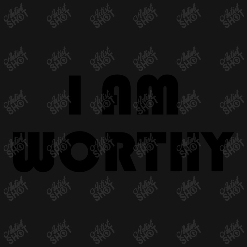 I Am Worthy Mesh Cap | Artistshot