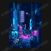 Hongkong Neon Synthwave Mesh Cap | Artistshot