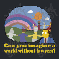 Can You Imagine A World Without Lawyers, Lionel Hutz Flat Bill Snapback Cap | Artistshot