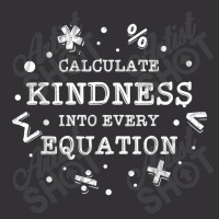 Calculate Kindness Into Every Equation School Math Teacher Vintage Hoodie And Short Set | Artistshot