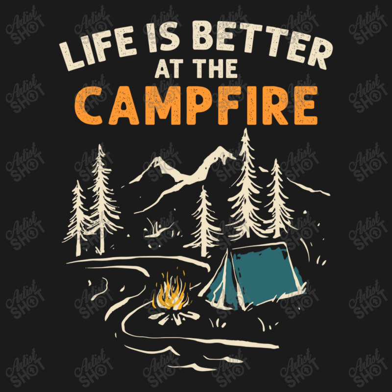 Camping Campfire Life Is Better At The Campfire Hiking Full-length Apron | Artistshot