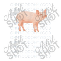 Oh My God Pig Wine Paper Bag - 5 1/2 X 3 1/4 X 13 | Artistshot