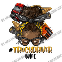 Afro Messy Bun Truck Driver Wife Women's V-neck T-shirt | Artistshot