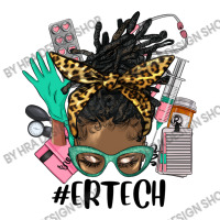 Afro Messy Bun Locs Hair Emergency Technician V-neck Tee | Artistshot