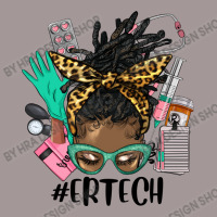 Afro Messy Bun Locs Hair Emergency Technician Vintage Hoodie | Artistshot