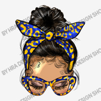 Afro Messy Bun Light Skin Soror Color Blue And Yel Toddler Hoodie | Artistshot