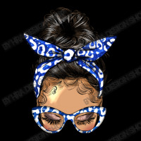 Afro Messy Bun Light Skin Soror Color  Blue And Wh Toddler Sweatshirt | Artistshot