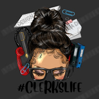 Afro Messy Bun Light Skin Clerks Life Adjustable Cap - Leatherette Patch | Artistshot