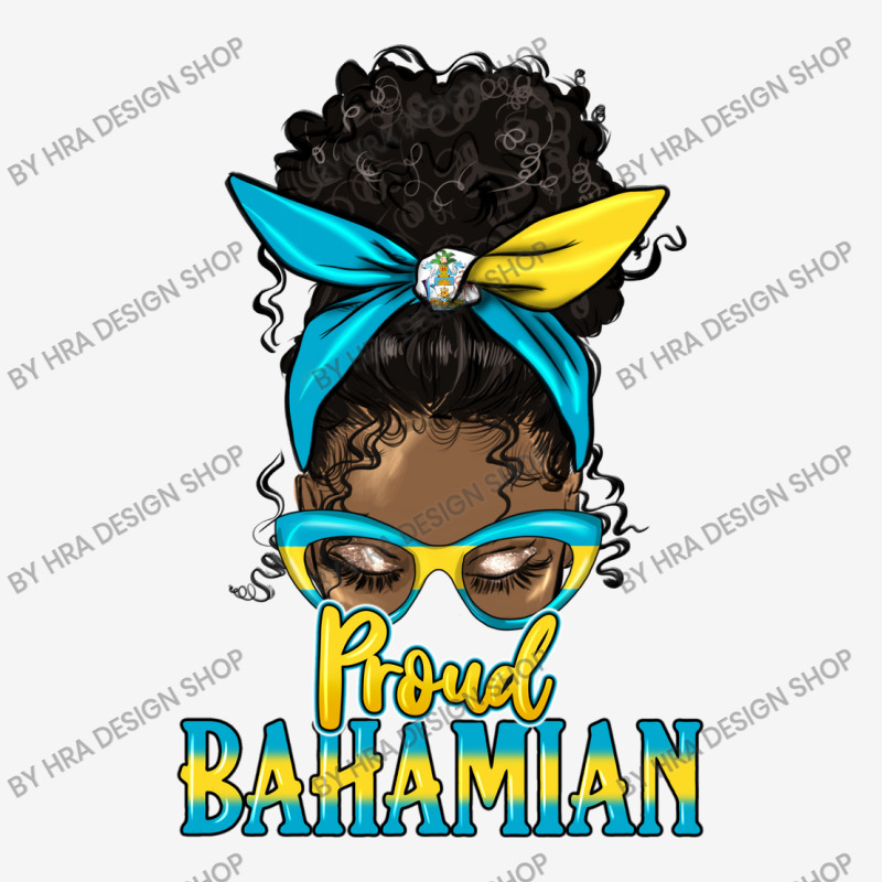 Afro Messy Bun Latina Proud Bahamian Ladies Polo Shirt by HRA Design Shop | Artistshot