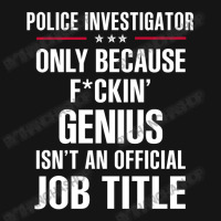 Gift For F Ckin' Genius Police Investigator Mesh Cap | Artistshot